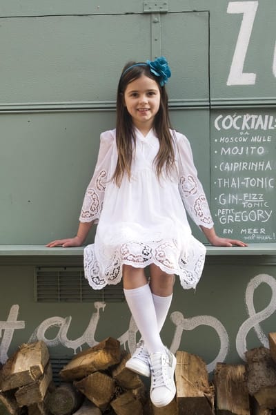 Bonnie Doon - Kinderen - Kniekousen - Cotton knee-high (2 paar) - Wit - 31/34
