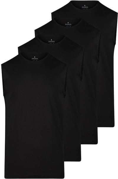 RAGMAN Heren onderhemd 4 pack Basic