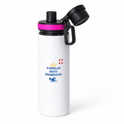 Hacebo® - Moeder cadeau - waterfles met draaidop roze - Moeder - met opdruk - Moeder cadeau - Moeder cadeautjes - Moederdag cadeau - Moeder cadeautjes verjaardag - liefste mama | mama - Leuk kado om te geven | - water fles - 850ML