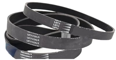 Geribbelde Aandrijfriem - Loopband Riem - Apparatuur Onderhoud - Goede Elasticiteit - PJ 260J - Zwart