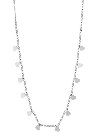 AKZENT Akzent dames ketting met hanger Helin "Helin"- hart, roestvrijstalen ketting (40 + 5 cm) met hanger,
