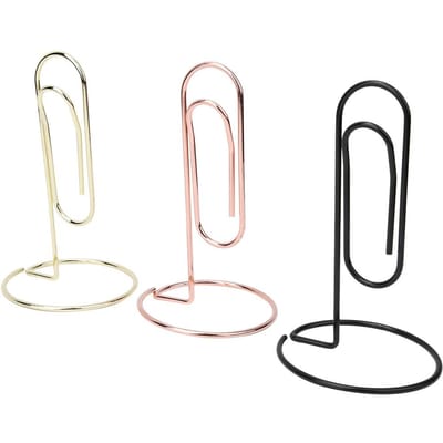 3 STuks Metalen Memo Clip Houder Tafelnummer Naamkaart Houder Kantoor Bureau Organizer beige