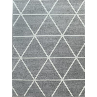 Modern tapijt Bella grijs  60x100 cm