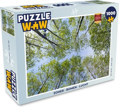 Puzzel Zomer - Bomen - Lucht - Legpuzzel - Puzzel 1000 stukjes volwassenen