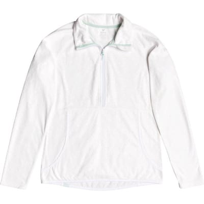 Roxy  - Maat M - Cascade Dames Skipully - Bright White Risingpeak Embos