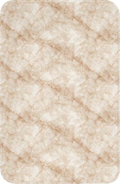 WC mat 40x60 cm - Antislip - Kristalstructuur - Bruin - Marmer - Toiletmat - Vloermat - Douchemat - Toilet tapijt - Toiletmatten