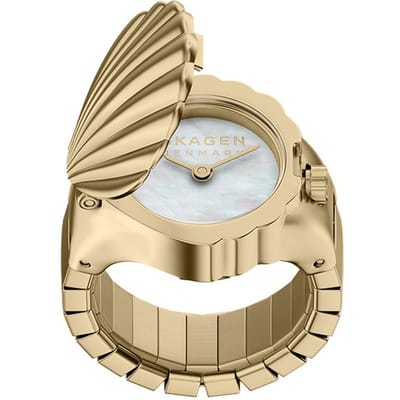 Skagen SKW3180 Vrouwen Horloge 24 mm - Goudkleurig