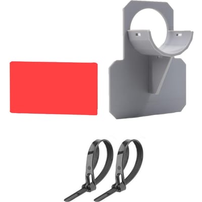 Intex Zwembadpijphouder 30-38mm Slangaansluiting Montagebeugel met Kabelbinder Klem voor Veilige Bevestiging Other gray