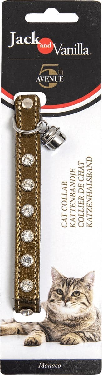 Jack And Vanilla - Halsbanden - Monaco Kattenhalsband - Brons - 14mmx30cm 45/8004 - 182853