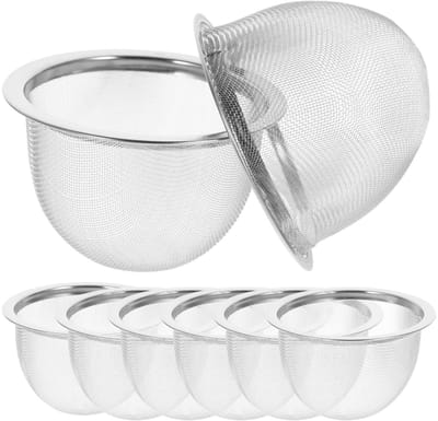 Cosensi- Theepot Zeef Upgrade - Roestvrij Staal - Extra Fijn Gaas - Thee Ei - Losse Thee - Minimale Sedimentlek - 7.2 cm - Theezeef