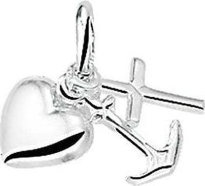 hanger geloof, hoop en liefde zilver gerhodineerd