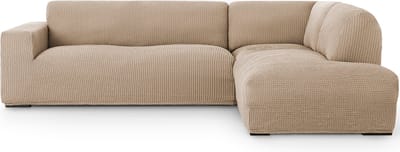 Belmarti Milos bankhoes chaise longue rechts 250-270 cm - linnen