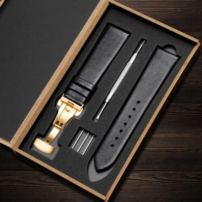 12 14 15 16 17 18 19 20 21 22 mm Bracelet de montre en cuir véritable noir marron ultra fin souple grain uni Accessoires pour hommes et femmes 12mm gray