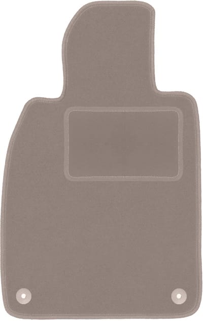 Beige bestuurdersmat voor: Porsche 911 (type 991) coupé, targa, cabrio (2010-2019)