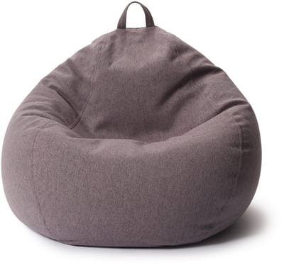 Lumaland Comfort Line Indoor Zitzak XL - 90x110x50cm / 250l - Donkergrijs