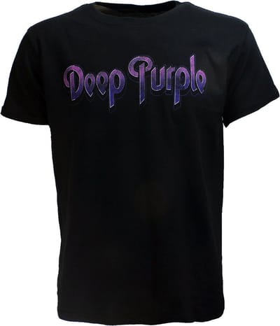 Deep Purple Vintage Logo T-Shirt - Officiële Merchandise - L