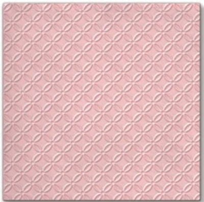 Dekoratief | Pakje 12 servetten 'Insp. modern,light pink' embossed 33x33cm | A701256