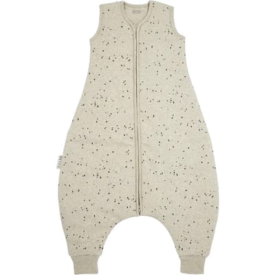 Meyco Baby Rib Mini Spot baby winter slaapoverall jumper - sand melange - 92cm - 2.0 TOG