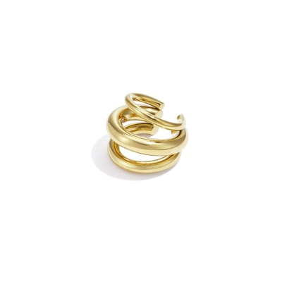 Tripple Ear Cuff | RVS (Verkleurt niet) | Goudkleurig | Geen Gaatjes Nodig | Beste cadeau voor haar | Yehwang