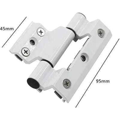 1 Stuk Hoge Hoge Kwaliteit Warmtebehoud Gebroken Brug Vouwscharnieren Aluminiumlegering Deur en Raam Gebroken Brug Scharnier Meubelbeslag