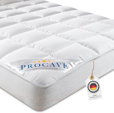 Zachte Microvezel Matrasbeschermer met Spanrand Wit 100x220 cm - Geschikt voor Boxspring en Waterbed tot 30cm