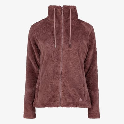 Mountain Peak furry dames fleece vest roze - Maat S