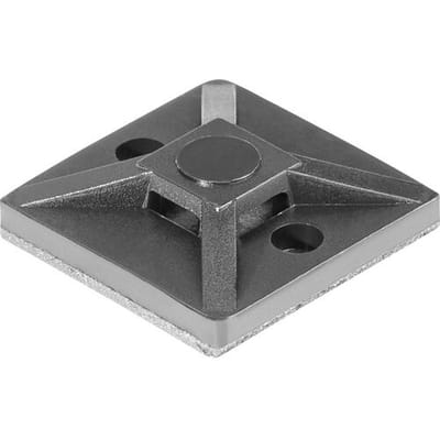 HellermannTyton MAGMB3-PA66/NDFEBR5-BK (25) Bevestigingssokkel 151-04462 Zwart 25 stuk(s)