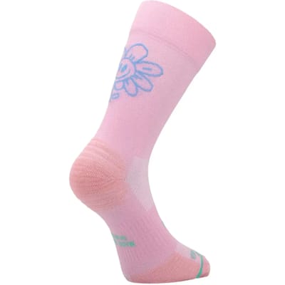 Sporcks Happy Day Pink Hardloopsokken – Compressie & Ondersteuning – Ademend COOLMAX® – Vochtregulerend – Dames & Heren Sportsokken