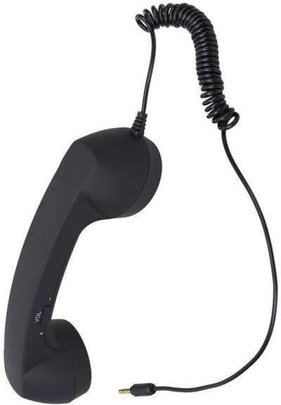 Dailygoody - Vintage Retro Telefoonhoorn - Mobiele Telefoon Ontvanger