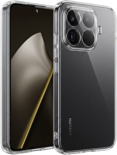 Hoesje - Geschikt voor Xiaomi 15T Pro - Sterk & Shockproof - Hoes Cover - Siliconen Case - Telefoonhoesjes - Transparant