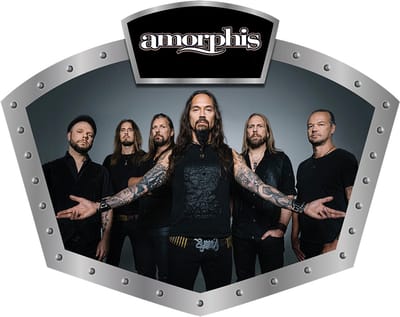 Signs USA - Muziek schild met Top Logo - Amorphis - 40 x 32 cm