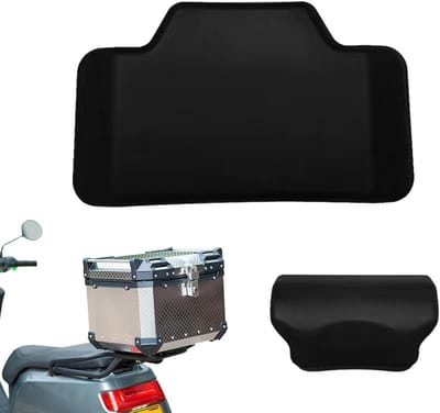 Motorkoffer Kussen - Bagagedrager Kussen - Comfortabel Rijden - Duurzaam Spons Materiaal - Maat S 26x16cm - Zwart