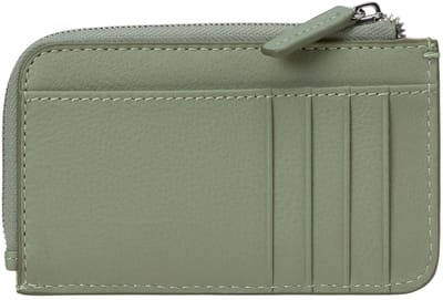 Marc O'Polo portemonnee Florica Leather Zip Wallet Fresh Sage groengrijs