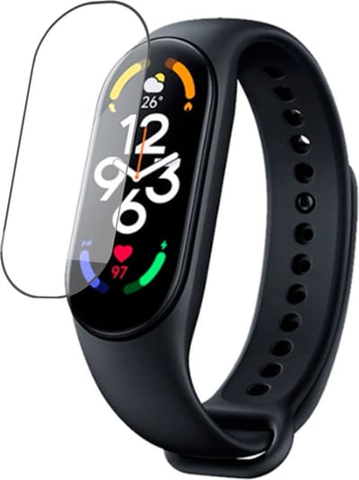 Screenprotector geschikt voor Xiaomi Mi Smart Band 7 - Folie Screen Protector geschikt voor Xiaomi Mi Band 7