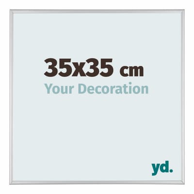 Your Decoration - Fotolijst 35x35 cm - Aluminium - Zilver Mat - Kent
