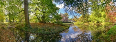 Fotobehang landgoed Hoekelum 250 x 260 cm - € 175,--