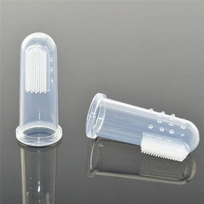 KELERINO. Baby Vinger Tandenbortel - Siliconen - 2 stuks