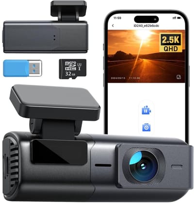 SNJY® Dashcam voor Auto - Auto Camera - Dashcam Voor - 170 Graden Gezichtsveld - Zwart
