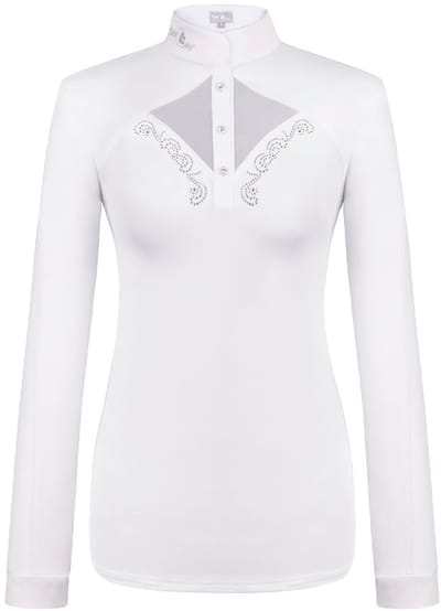 Fair Play Wedstrijdshirt Lange Mouw Cathrine White 44