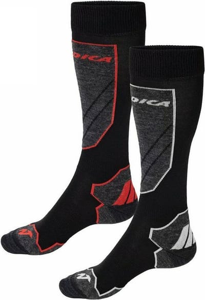Nordica - Wintersportsokken/Skisokken - Cruise 2PACK - 35/38 - Zwart/rood + zwart/wit