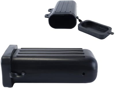 Dailygoods- Motorfietsgereedschapskist - Opbergdoos voor DR250/TW200 - Grote inhoud - Zwart - Geschikt voor 1982-2019 - Perfect voor kleine spullen - Gereedschapskist