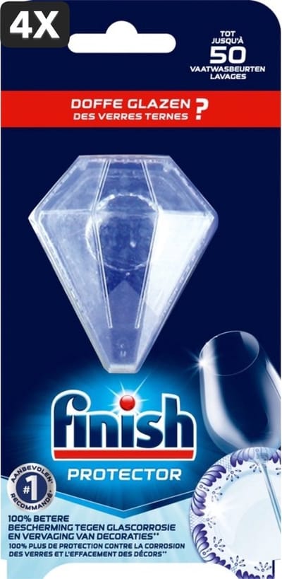 4 x Finish Glans Protector Vaatwasmiddel - 30 g