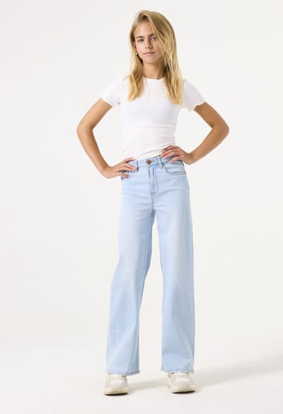 GARCIA Annemay Meisjes Wide Fit Jeans Blauw