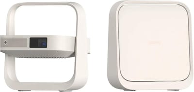 MELVRA Draagbare Beamer - Projector - Full HD 1080p - 400 ISO Lumen - Netflix Ondersteuning - DLP - Verstelbare Standaard - 2 x 3W Luidsprekers - Wit