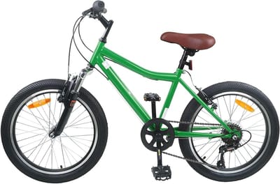 Kinderfiets - Jongensfiets Meisjesfiets - Buiten Avontuur - Verstelbaar Stuur Zadel - 20 inch - Groen
