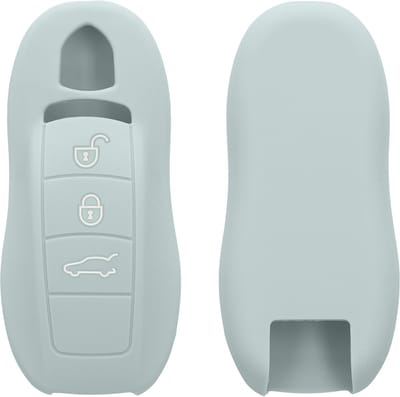 kwmobile autosleutel hoesje geschikt voor Porsche 3-knops autosleutel (alleen Keyless) hoes - TPU autosleutel behuizing - Beschermende auto sleutel case - Sleuteletui in cool mint