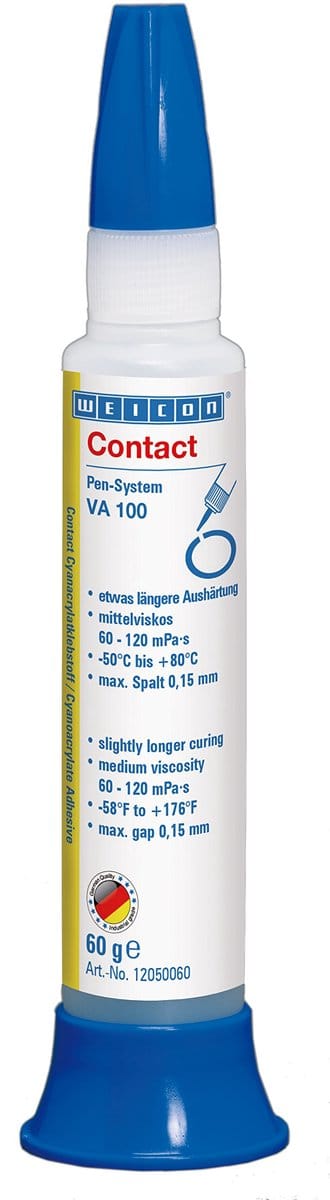 WEICON Contact VA 100 – 60 g cyanoacrylaatlijm – hoge viscositeit