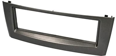 SnelShoppen - Car Radio Diaphragm 1-DIN voor FIAT Grande Punto 2005-2009 & Linea 2007-2012 - Grijs Recessed Frame, Vervangingsonderdeel voor Auto Audi