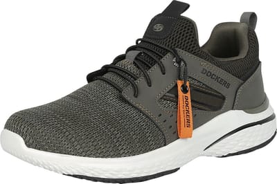 Dockers by Gerli Sneaker Low Sneakers kaki EU42 Textiel Heren - Basics, Rock wear, Street wear
