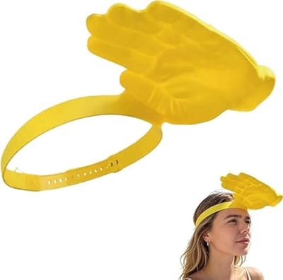 Palmformige Zonneklep - Handzonneklep - Creatief Hoofddeksel voor Strand - Verstelbaar - 1 Stuk
